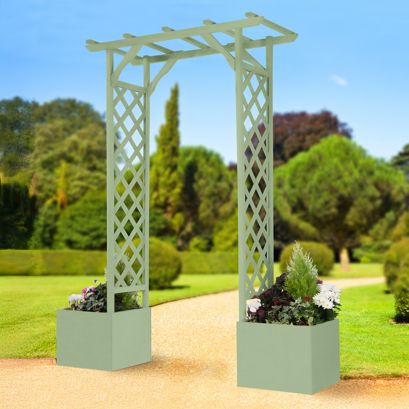 Aubreyelle Planter Arch, Sage Green