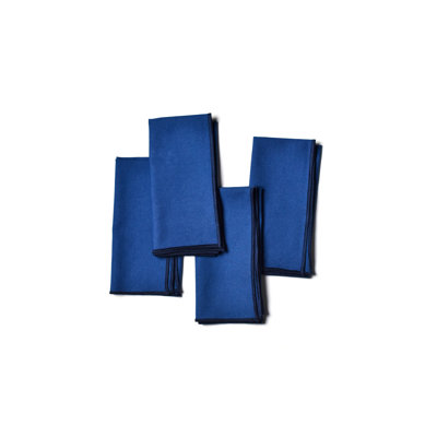Color Block 4 Piece Cotton Napkin Set