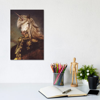 «The Count Of Wonderland II» par Mike Koubou, impression sur toile tendue