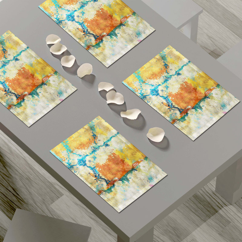 Napperon abstrait en polyester