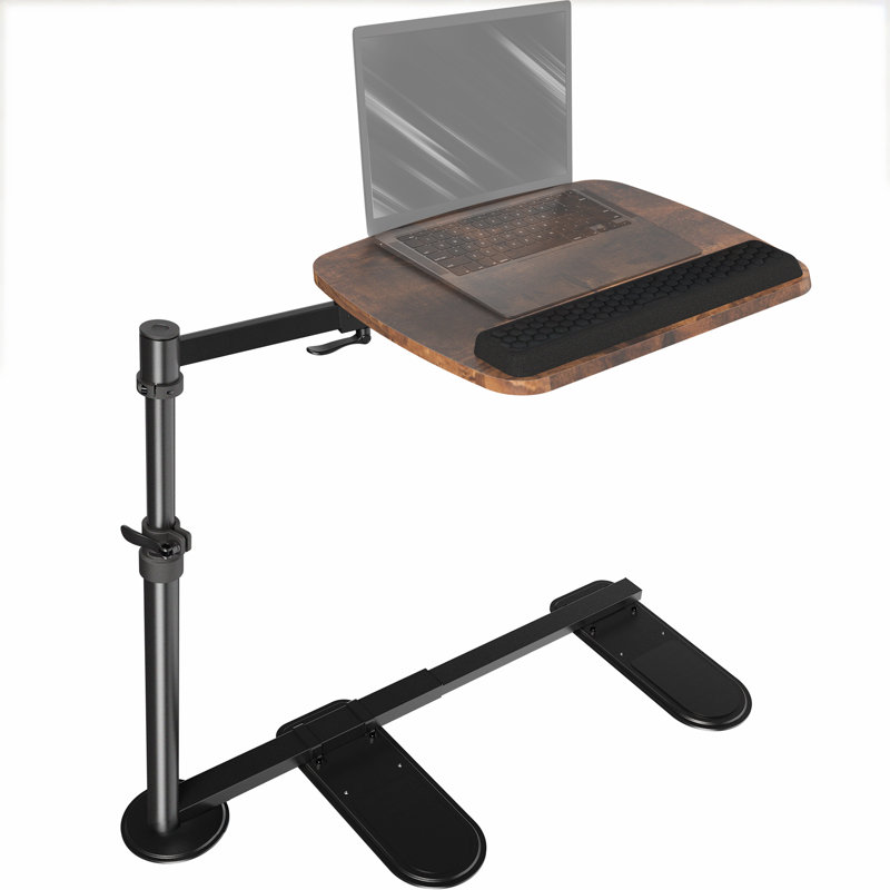 Bureau pour ordinateur portable 20 po VIVO Vintage Brown / Black