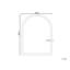 Ajwaa Metal Arch Mirror