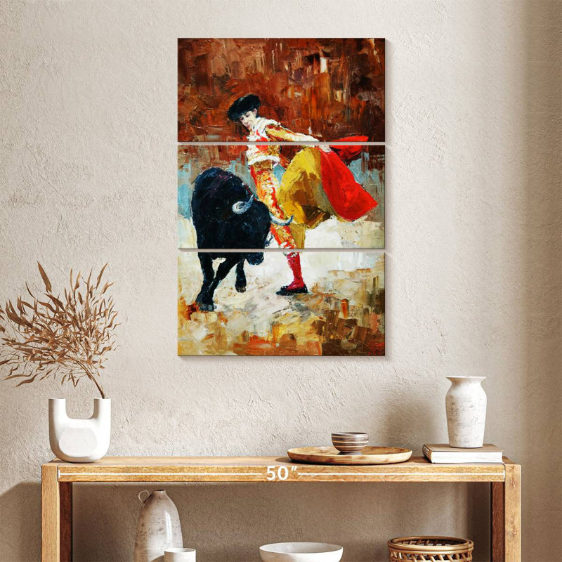 Alcaraz Bullfighter, 38" H x 24" W