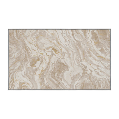 Machine Washable Gray Area Rug