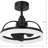 Shear 19'' Ceiling Fan with LED Lights-677193933