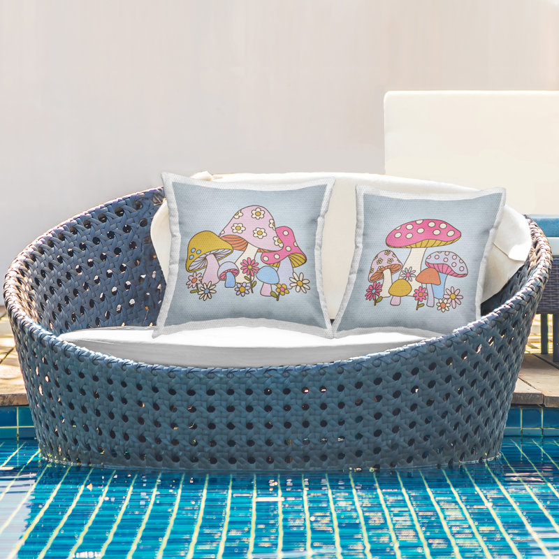 Housse et insert de coussin décoratif en polyester pour intérieur / extérieur Victoria Barnes