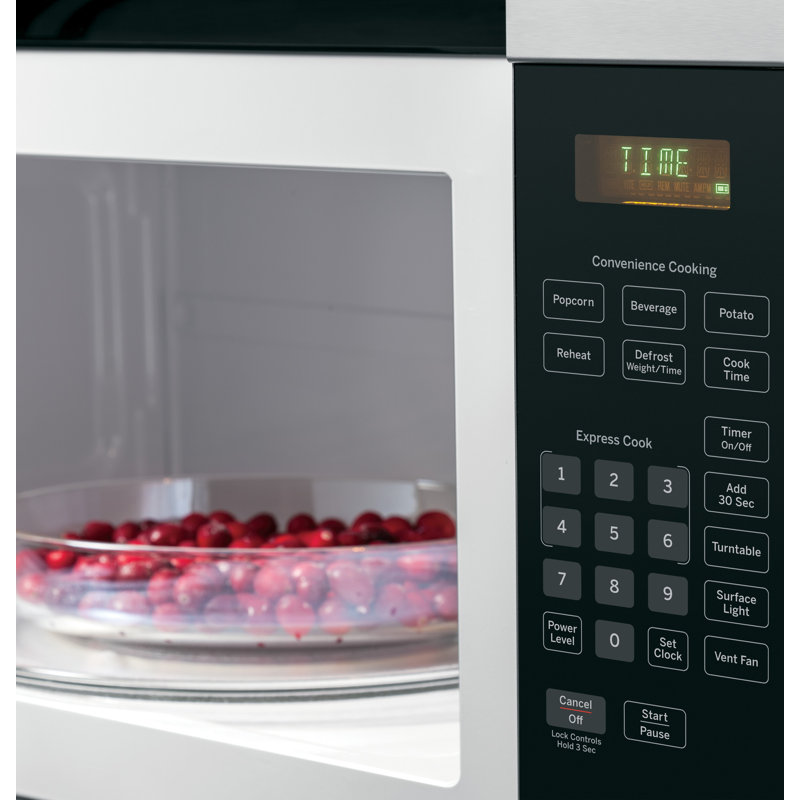 GE® 1.6 Cu. Ft. Over-the-Range Microwave Oven, Stainless Steel