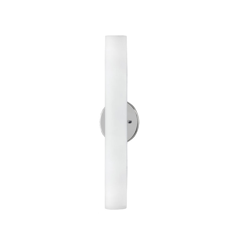 Bute Chrome LED Dimmable Art Deco Wall Sconce