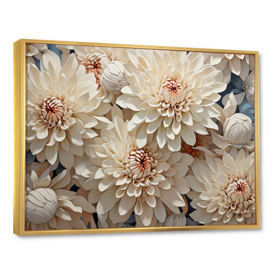 " Pure White Chrysanthemums Magic IV "