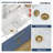 27" L x 19" W Premium White Ceramic Undermount/Drop-In Kitchen Sink Single Bowl White Fireclay Kitchen Sink Scratch-Resistant & Easy Clean-131205890