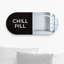 Décoration murale texte miroir brillant Chill Pill-883469055-883469049