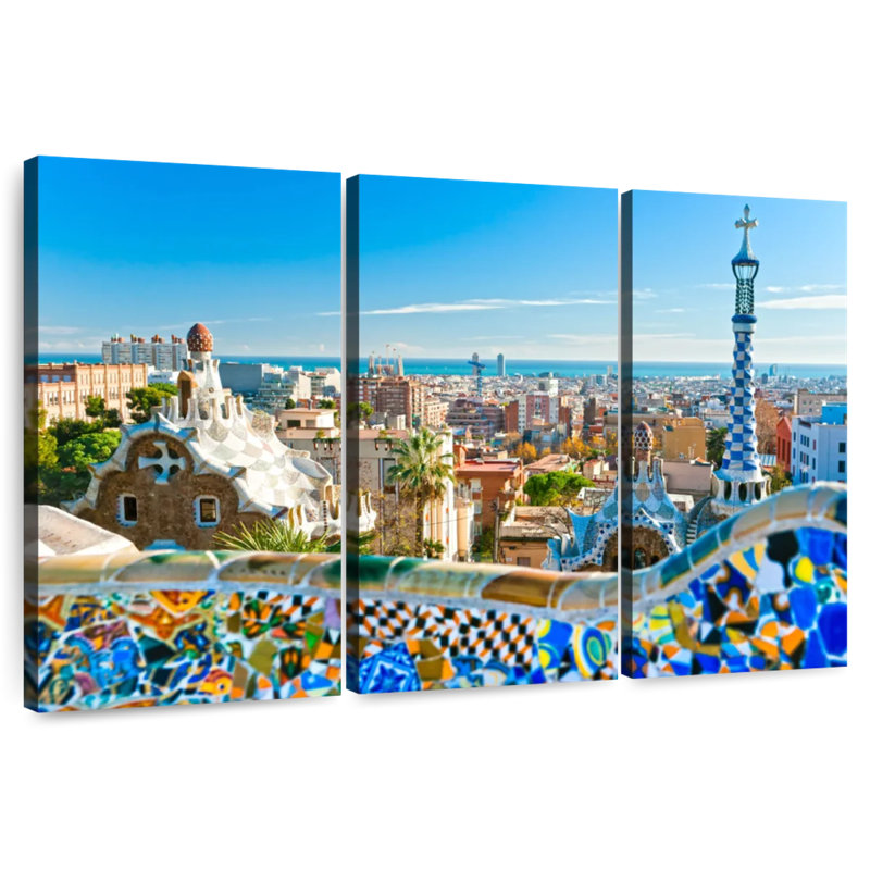 Parc Sirci Barcelona Guell, H 42 po x l 65 po