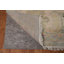 Grand tapis bleu indien à motif floral Oushak 12 x 15