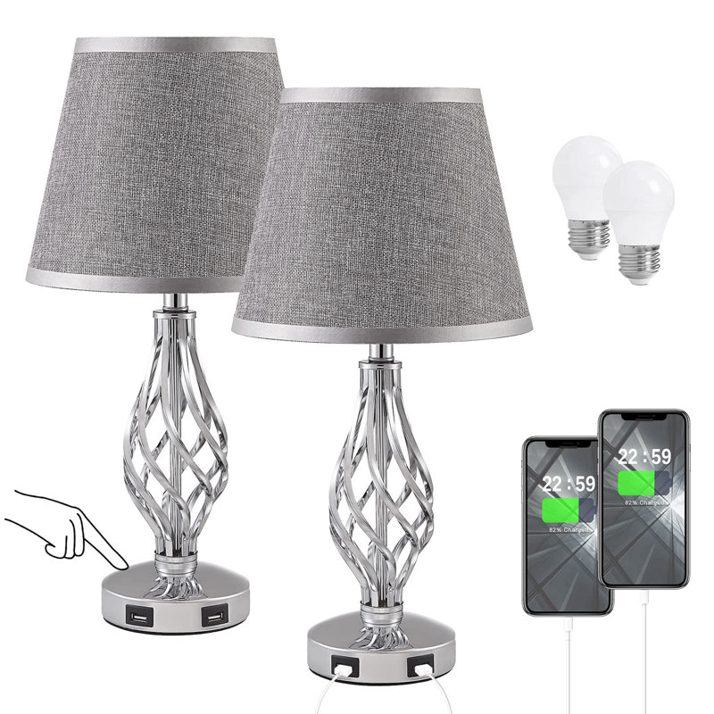 Ejlif Metal USB Table Lamp