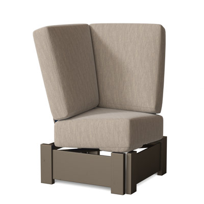 Chaise de patio avec coussins Cherin
