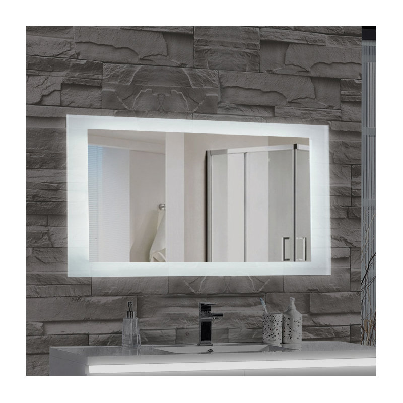 Burrard Glass Wall Mirror, 27" H x 60" W