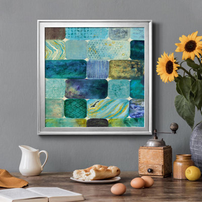 «Arranging Sea Glass», reproduction d'art sur toile encadrée