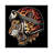 Tiger Helm in Colour by Bioworkz - Wrapped Canvas Graphic Art-2015100040
