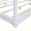 Lit à baldaquin, lit plateforme avec pieds de support, cadre de lit-253131048-253131049