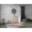 Meuble-lavabo autoportant de 42 po avec lavabo en céramique et armoires de rangement, porte à fermeture en douceur, armoire combinée 02430 + 0312, ensemble KD-130632255-130632251