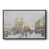 Toile avec cadre flottant noir