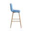 Ensemble de 2 tabourets de bar Corrigan Studio® Eila, revêtement en tissu, pieds en métal-1708279781