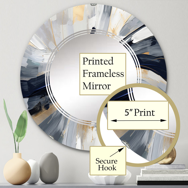 Miroir mural Maracaibo, 24 po x 24 po