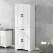 Elya 7'' W x 25.3'' H x 7'' D Linen Cabinet Winston Porter