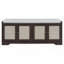 Banc de rangement classique classique avec compartiments spacieux et sièges confortables pour l'organisation du vestibule-793107731