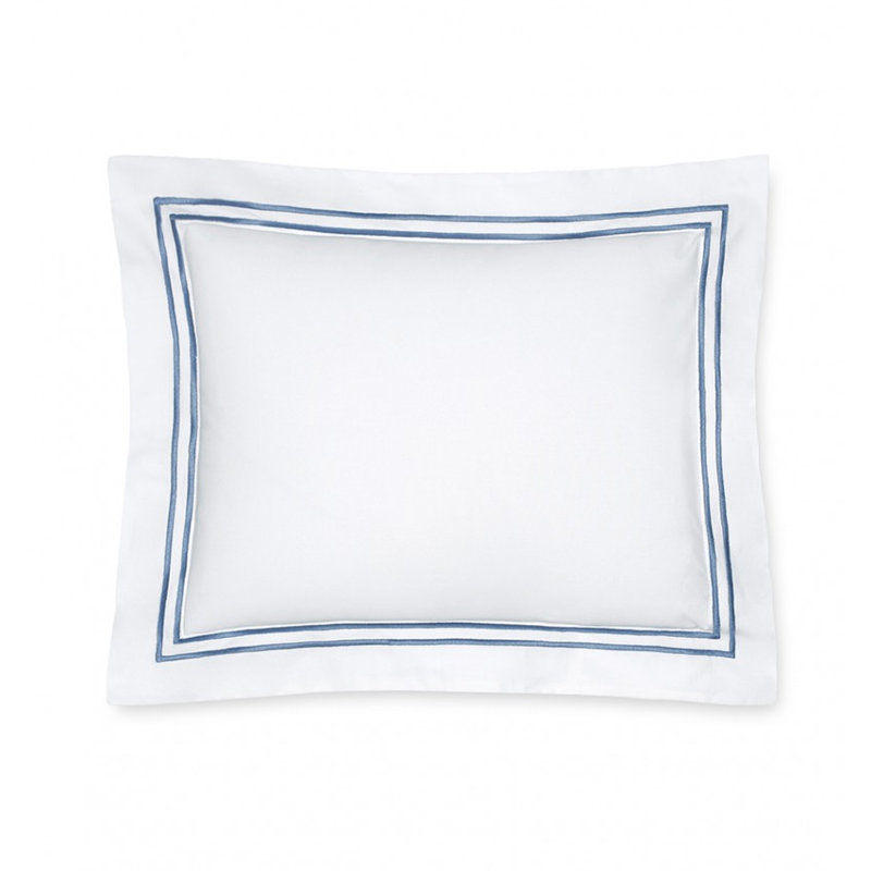 Grande Hotel Sham, Euro, White/Cadet