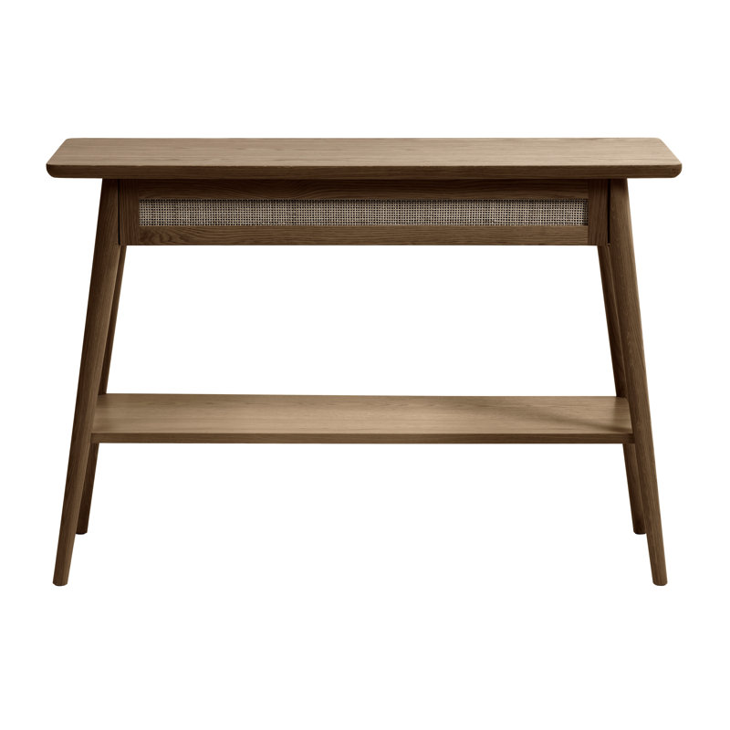 Plessis 110cm Console Table, Smoked Oak