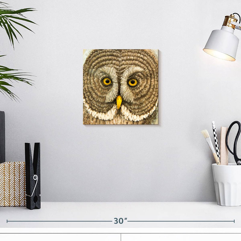 Brampt Owl Sculpture, 10" H x 10" W