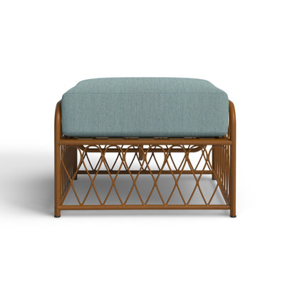 Repose-pieds d'extérieur avec coussin Cane