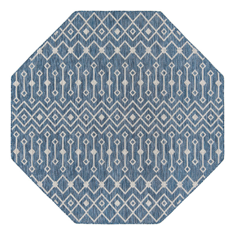 Innsbrook Geometric Indoor / Outdoor Rug, Octagon 7'10" x 7'10"