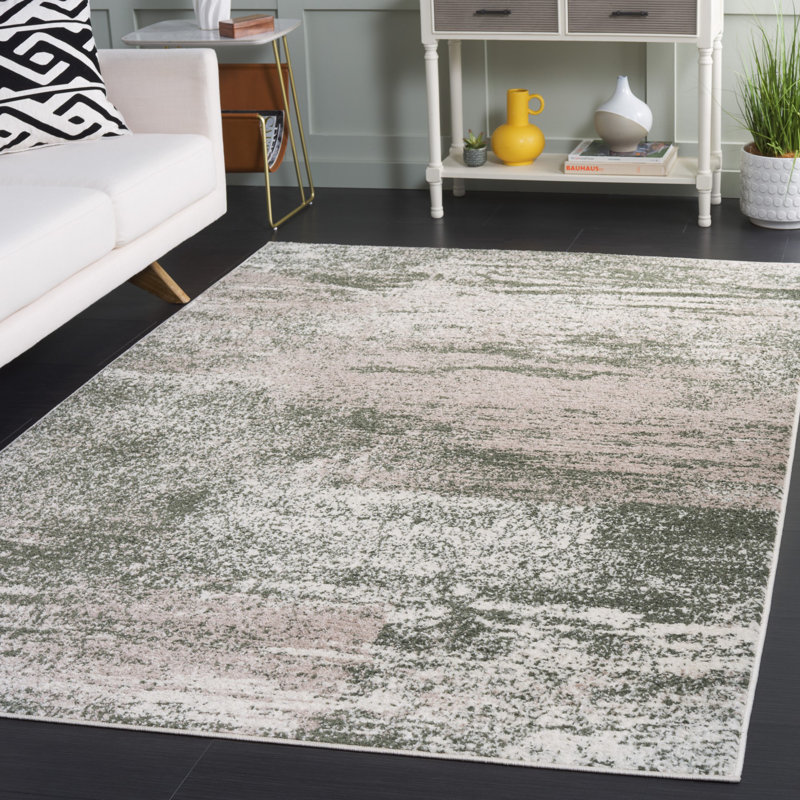 Manneville Performance Abstract Rug, Rectangle 5'1" x 7'6"