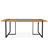 7-Piece Modern Rectangular Dining Table Set For 6 With Upholstered Dining Chairs-445148359