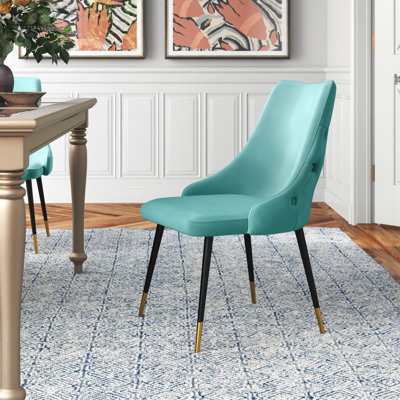Adorn Button-Tufted Velvet Dining Chair