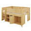 Full Loft Bed , Trundle Bed Included-1177705323