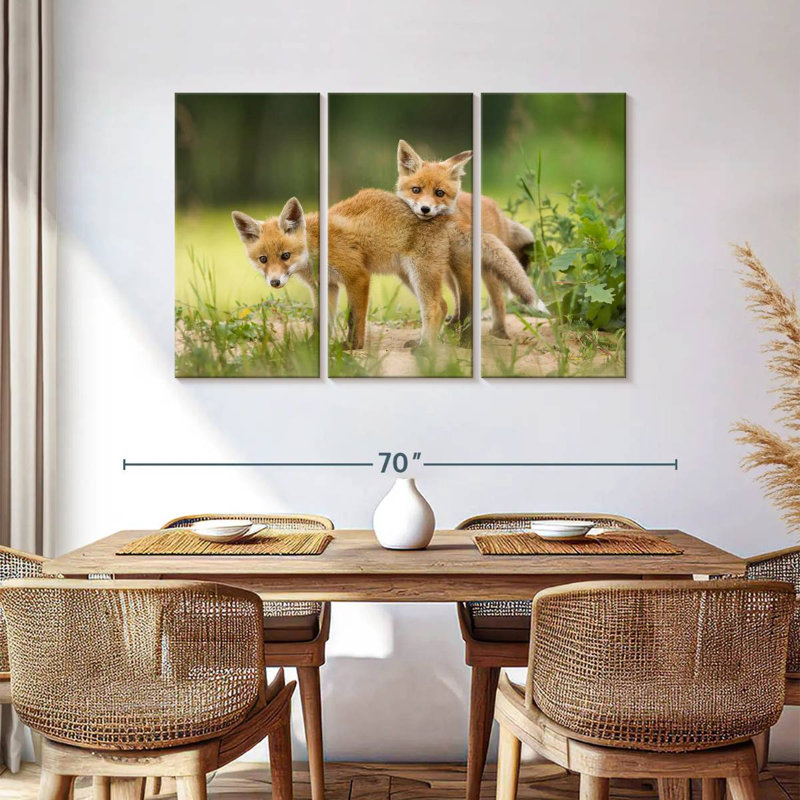 Brampt Fox Kits, 36" H x 57" W