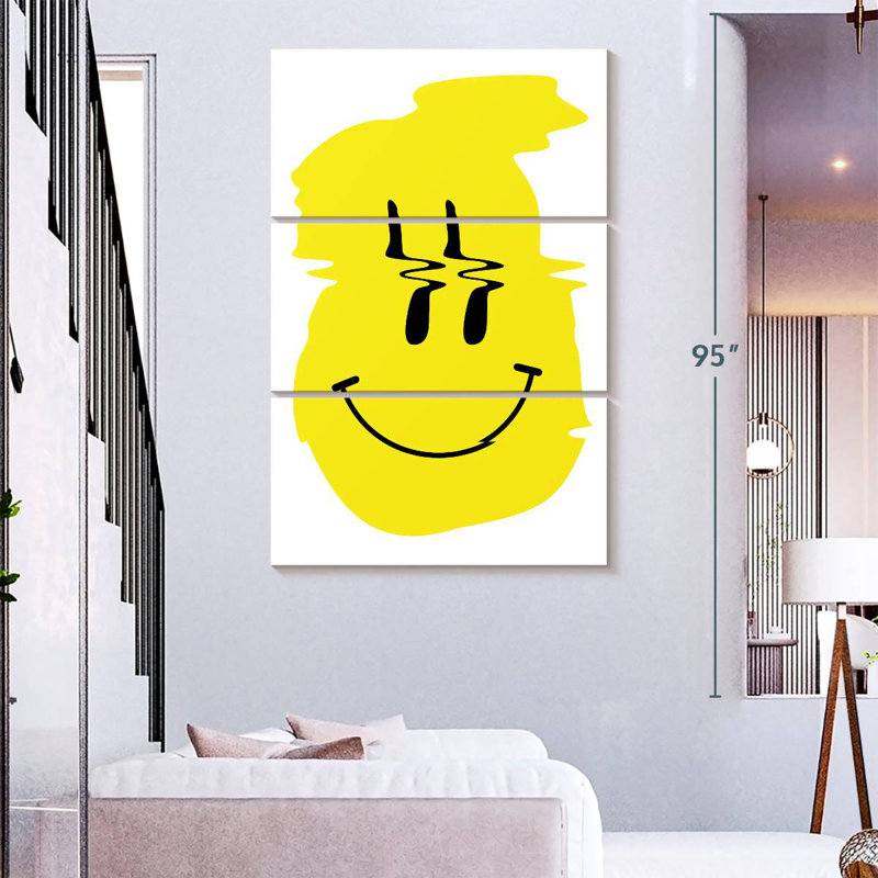 Ashelle Abstract Happy, 74" H x 48" W