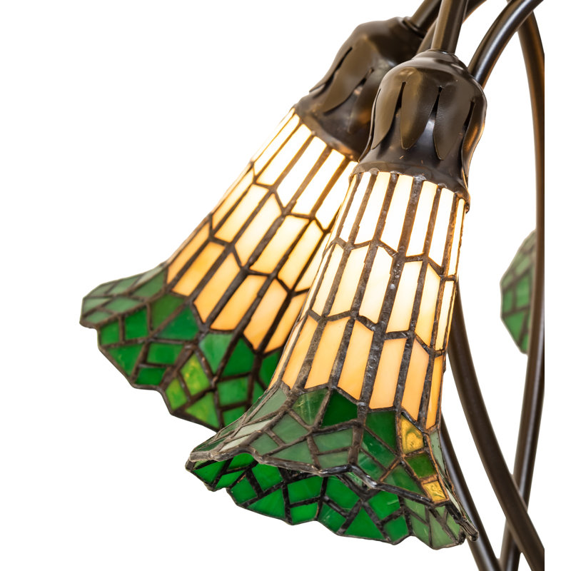 Table Lamp, Green/Amber