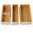 Rebrilliant Bamboo 3 Piece Draw Organizer Set