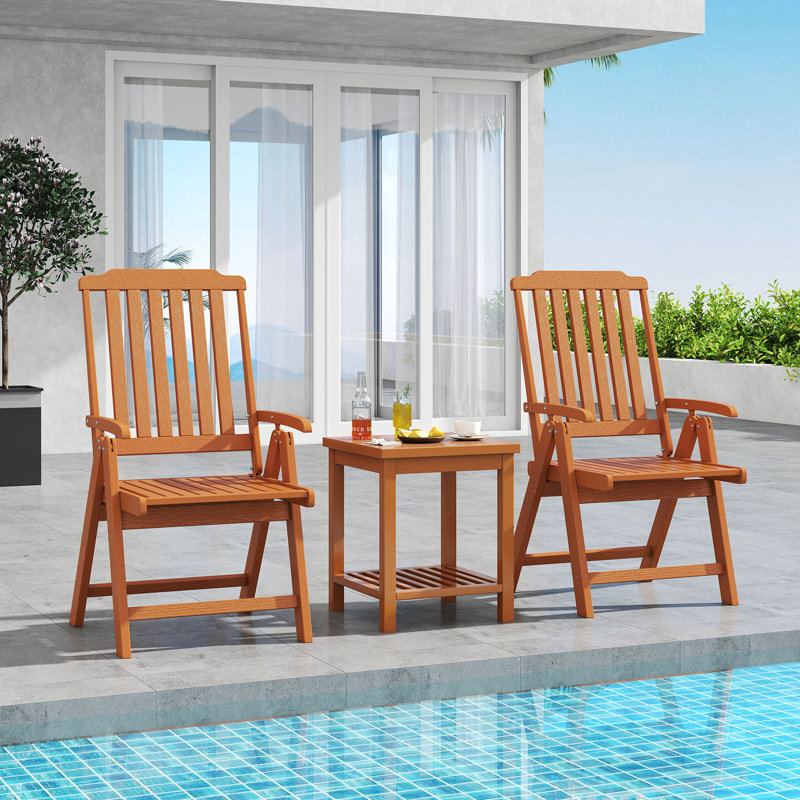 Patio Dining Armchair, Brown