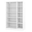 Armoire 3 portes avec tablettes, blanc - Rangement pour chambre à coucher Excellence Wonder
