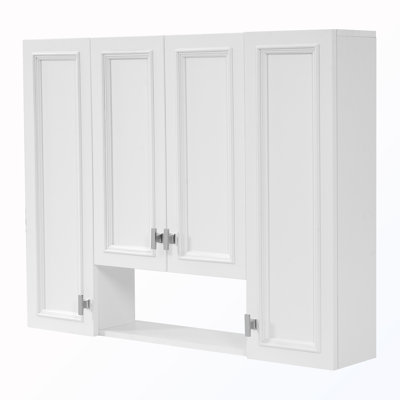 Wallmounted Softclosing Bathroom Cabinet With Adjustable Shelves