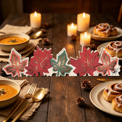 Fall Decor Wooden Ornament Thanksgiving Decorations For Indoor Outdoor Party Home Garden Table House Decor