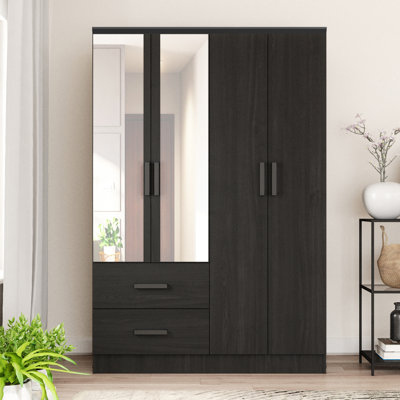 Apollonios 4 Doors Wardrobe With 2 Drawers and Shelves