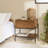 Bedside Table 1 Drawer 1 Shelf In Reclaimed Teak Wood