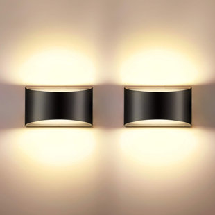 Orren Ellis Essinger 3 - Light Black/Brass LED Vanity Light - Wayfair Canada