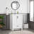 Chantasia 24.5 " W Freestanding Standard Free Standing Single Double Single Vanity Bathroom Vanity With Ceramic Top-804907578